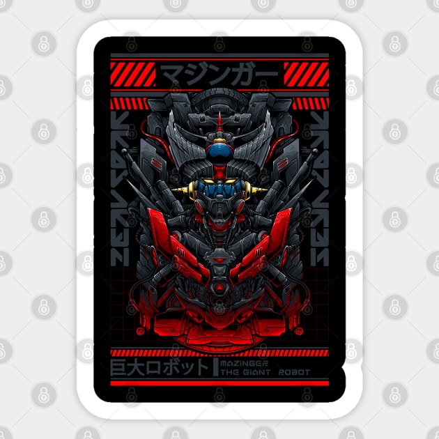 Mazinger Sticker by secondsyndicate